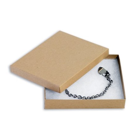 Bsc Preferred 6 x 5 x 1'' Kraft Jewelry Boxes, 50PK BUY00026870